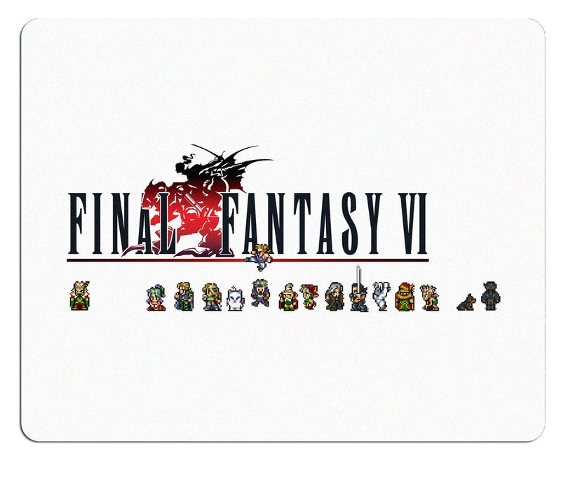 PLESIU Zymise Aeiniwer Final Fantasy VI Mousepad - Final Fantasy 6 Mousepad - Final Fantasy Mousepad